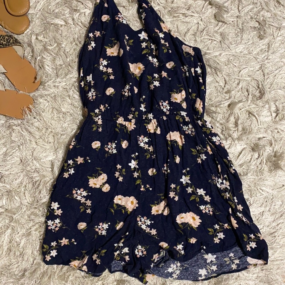 American Eagle Flowered Romper - image 1